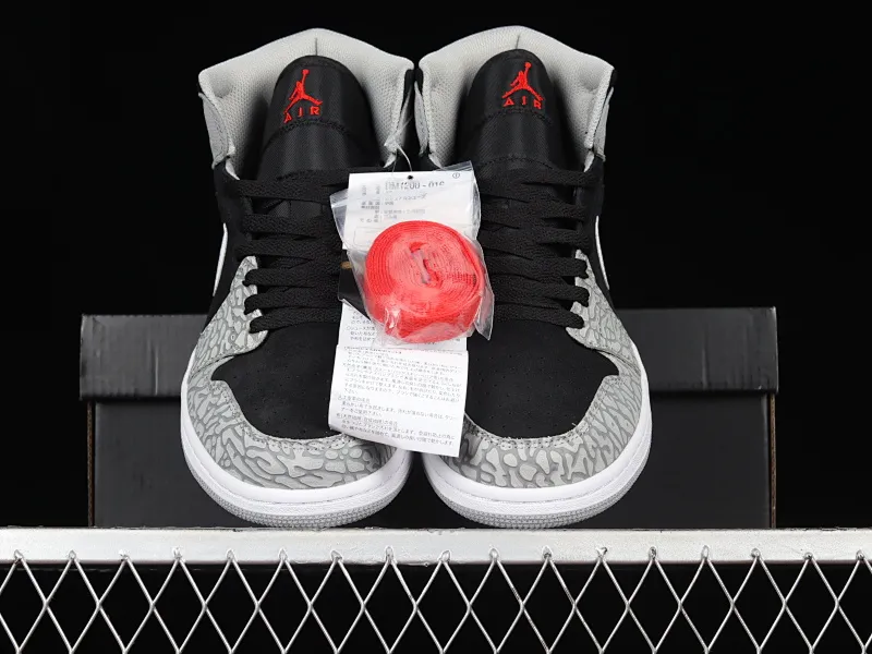 All categories Air Jordan Jordan series basketball shoes Air Jordan 1 Mid G version pure original Air Jordan 1 Mid "Elephant Toe" AJ1 Joe 1 crackle elephant Chinese basketball shoes DM1200-016